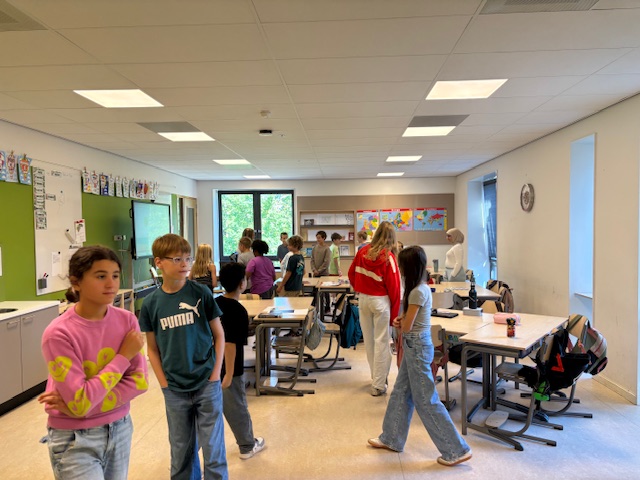 Eerste schoolweek van groep 8